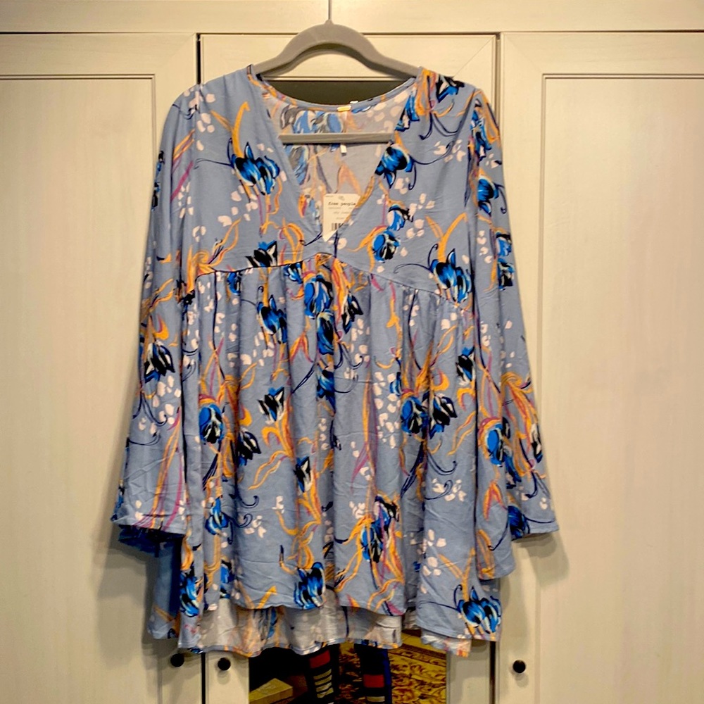 Free People Floral Top